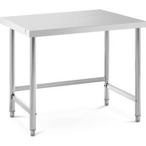 Royal Catering RVS werktafel - ECO - 100 x 70 cm - 92 kg - - 4062859093752