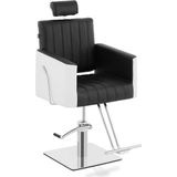 physa Styling stoel met voetensteun - 470x630 mm - 150 kg - zwart, Blanco