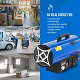 MSW - Gaskachel - 30000 W - Voor Ruimtes Tot 310 m²