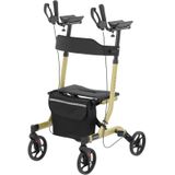 Uniprodo - Rollator - Champagne - 136 kg - In Hoogte Verstelbaar 1050 - 1150 mm