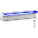 Uniprodo Overstromingsdouche - 45 cm - LED verlichting - Blauw / Wit - 4062859185587