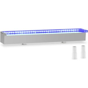Uniprodo Overstromingsdouche - 60 cm - LED-verlichting - Blauw / Wit