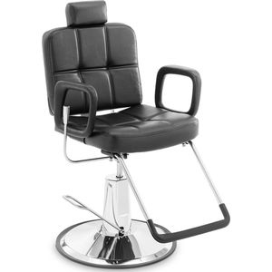 physa - Kappersstoel - Hoofd- en voetensteun - 52 - 64 cm - 150 kg - zwart