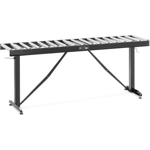 MSW Rollenbaan - 200 kg - 167 x 33 cm - 17 Wielen - in hoogte verstelbaar