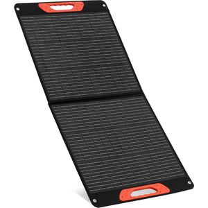 MSW Oplaadpakket op zonne-energie - opvouwbaar - 100 W - 2 USB-poorten - 4062859202307