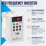 MSW - VFD-Frequentieomvormer - 2200W - 230V - 500Hz