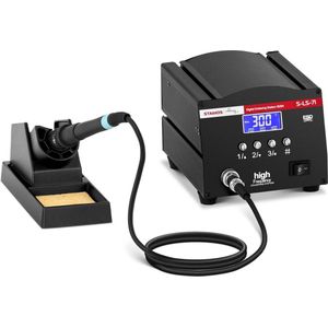 Stamos Soldering Soldeerstation - digitaal - met soldeerbout en houder - 150 W - LCD