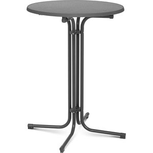 Royal Catering - Bartafel - Ø 80 cm - Vouwbaar - Grijs - Robuust Ontwerp