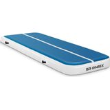 Gymrex Opblaasbare gymmat - 300 x 100 x 20 cm - 150 kg - blauw / wit