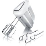 Elektrischer Handmixer Handrührer - inkl. 2 Quirle und 2 Knethaken aus Edelstahl - Handrührgerät - Hakenentriegelung - Turbotaste - Arendo