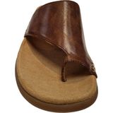 Gabor - Cognac Leren Teenslippers - Dames - Leer
