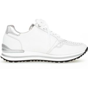 Gabor - 66.529.50 - Sneaker - Wit - Vrouwen - Vetersluiting en Rits