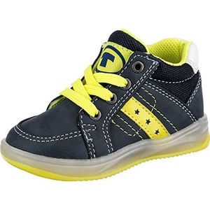 TOM TAILOR Jongens 3270501 sneakers, Navy Neon Yellow, 21 EU