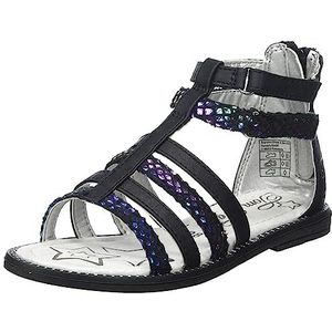 TOM TAILOR Meisjes 3271407 Sandalen, zwart, 25 EU