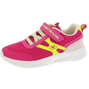TOM TAILOR Meisjes 3274601 Sneakers, Roze Neon Geel, 28 EU