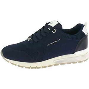 TOM TAILOR Dames 3291110 Sneakers, navy, 38 EU