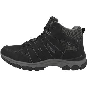 TOM TAILOR Heren 4281407 Wandellaarzen, zwart, 43 EU