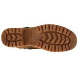 Veterboots - Effen - Imitatieleer - Blokhak - Middelhoge Hak