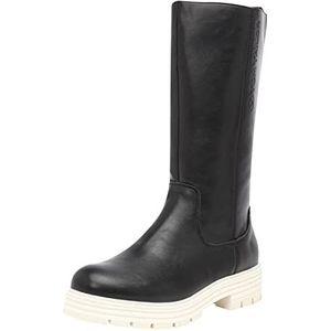 Tom Tailor Dames 4291313 kniehoge laarzen, zwart, 39 EU