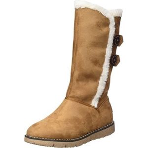 TOM TAILOR Dames 4293116 halflange laarzen, camel, 39 EU