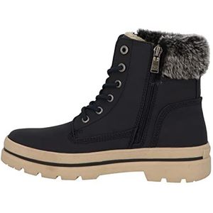 TOM TAILOR Dames 4294607 enkellaarzen, Donkerblauw, 39 EU