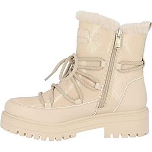 Tom Tailor Dames 4294807 enkellaarzen, beige, 38 EU