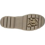 Tom Tailor - Hoge Veterschoenen - Beige - Winterlaarzen met Logo-embossing op de Hak