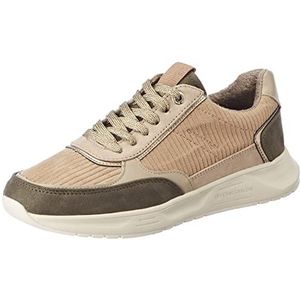 TOM TAILOR Dames 4298204 Sneakers, kaki-beige, 37 EU