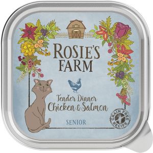 Rosie's Farm Senior 16 x 100 g  - Senior: Huhn & Lachs