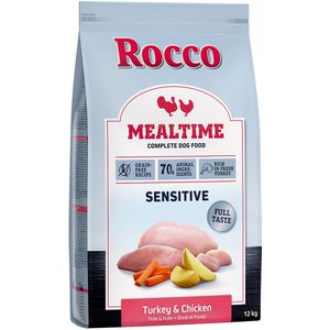 12kg Sensitive Kalkoen & Kip Rocco Mealtime Hondenvoer
