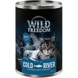 6x400 Adult Mixpakket 3 (Strong Lands, Clear Lakes, White Infinity) Wild Freedom Kattenvoer