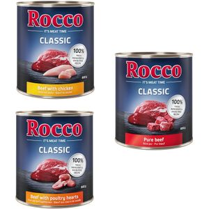 6x800g Topseller-Mix Rocco Classic Hondenvoer