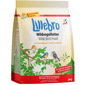 Wild Vogelvoer met Meelwormen - 3 x 500 g