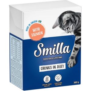 Smilla Tetra Häppchen 6 x 380 / 370 g - Lachs in Gelee (6 x 380 g)