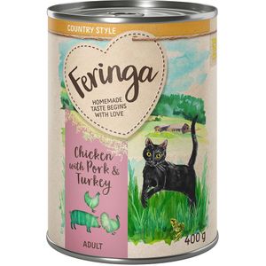 Feringa Country Style Menü 6 x 400 g - Huhn, Pute, Schwein