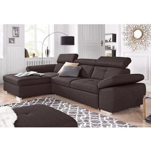 exxpo - sofa fashion Ecksofa "Spring, super bequem, mit Armteil- und Kopfteilfunktion, OTTOs Choice", L-Form, wahlweise mit Bettfunktion und Bettkasten