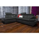 exxpo - sofa fashion Ecksofa »Salerno, klassisch modernes Funktionssofa, hoher Sitzkomfort, L-Form«, inkl. Kopf- und Armteilverstellung, wahlweise mit Bettfunktion