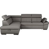 exxpo - sofa fashion Ecksofa "Salerno, klassisch modernes Funktionssofa, hoher Sitzkomfort, L-Form", inkl. Kopf- und Armteilverstellung, wahlweise mit Bettfunktion