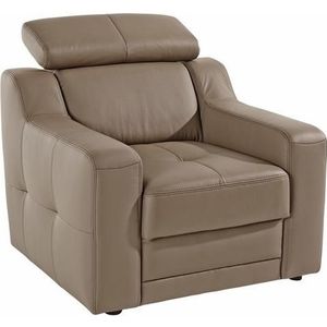exxpo - sofa fashion Fauteuil Lotos, loungestoel met verstelbare hoofdsteun resp. rugleuning (set)