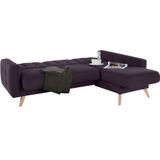 exxpo - sofa fashion Ecksofa "Nappa, kompakt und komfortabel, bequem, zeitloses Design, L-Form", tolle Detailverarbeitung, inkl. Bettfunktion und Bettkasten