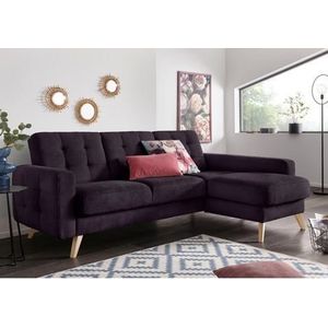 exxpo - sofa fashion Ecksofa "Nappa, kompakt und komfortabel, bequem, zeitloses Design, L-Form", tolle Detailverarbeitung, inkl. Bettfunktion und Bettkasten