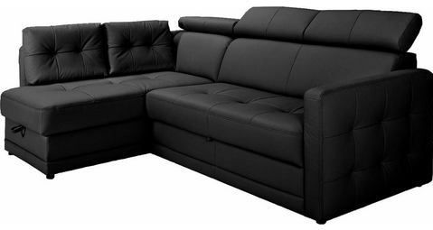 exxpo - sofa fashion Ecksofa "Arles, bequeme Federkernunterfederung, L-Form", wahlweise mit Bettfunktion und Bettkasten, inkl. Kopfteilverstellung
