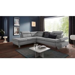 exxpo - sofa fashion Ecksofa »Fiji, L-Form«, mit Kopf- bzw. Rückenverstellung, wahlweise mit Bettfunktion