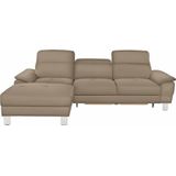 exxpo - sofa fashion Ecksofa "Mantua 2, inkl. Kopf- bzw. Rückenverstellung, bequem, L-Form", wahlweise mit Bettfunktion und Bettkasten, tolle Verarbeitungsdetails