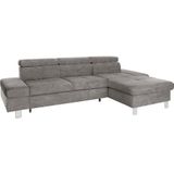 exxpo - sofa fashion Ecksofa "Fiji, hochwertige Detailverarbeitung im Sitz und Rücken, L-Form", bequem durch Kopf- und Armteilverstellung, wahlweise mit Bettfunktion