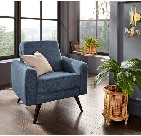 exxpo - sofa fashion Sessel "Samso, Loungesessel mit tollem Sitzkomfort", Komfortsitzhöhe 49cm