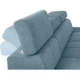 exxpo - sofa fashion Ecksofa "Fiji, hochwertige Detailverarbeitung im Sitz und Rücken, L-Form", bequem durch Kopf- und Armteilverstellung, wahlweise mit Bettfunktion