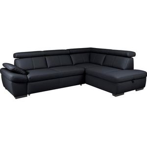 exxpo - sofa fashion Ecksofa »Salerno, klassisch modernes Funktionssofa, hoher Sitzkomfort, L-Form«, inkl. Kopf- und Armteilverstellung, wahlweise mit Bettfunktion