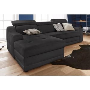exxpo - sofa fashion Ecksofa "Lotos, bequem und funktionell, L-Form", mit Kopf- bzw. Rückenverstellung, wahlweise mit Bettfunktion