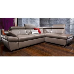 exxpo - sofa fashion Ecksofa »Salerno, klassisch modernes Funktionssofa, hoher Sitzkomfort, L-Form«, inkl. Kopf- und Armteilverstellung, wahlweise mit Bettfunktion